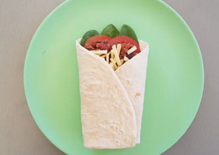 Mexican Mince Wrap Mexican Mince Wrap